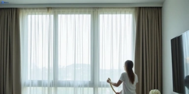 Delicate sheer drape cleaning narellan-vale-nsw Matty Curtain Cleaning